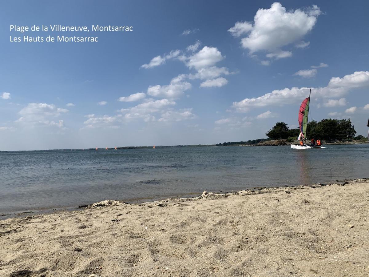 Maison Golfe Du Morbihan - Vue Mer - Plage A 600M - 6 Chambres Séné Eksteriør bilde