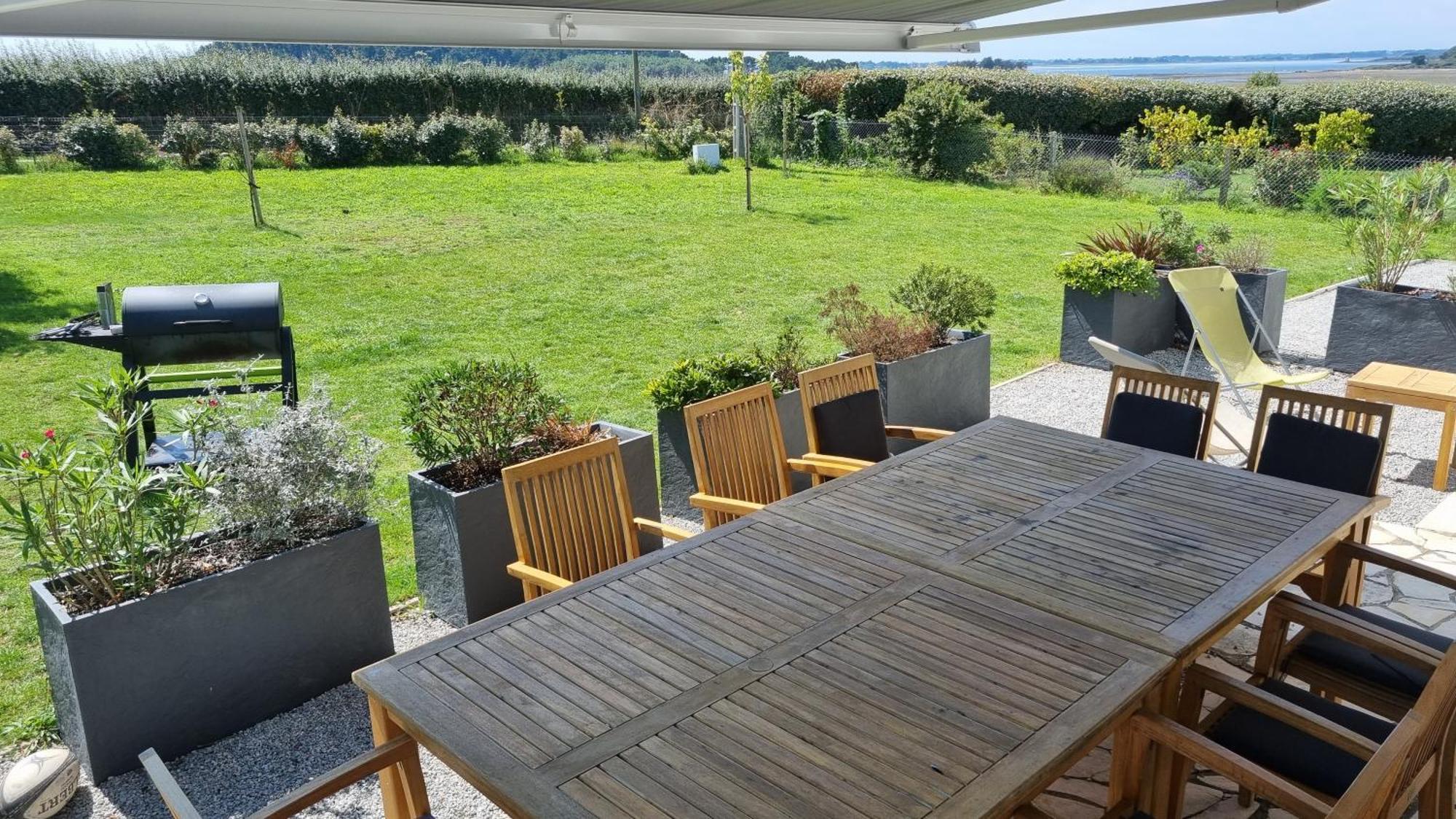 Maison Golfe Du Morbihan - Vue Mer - Plage A 600M - 6 Chambres Séné Eksteriør bilde